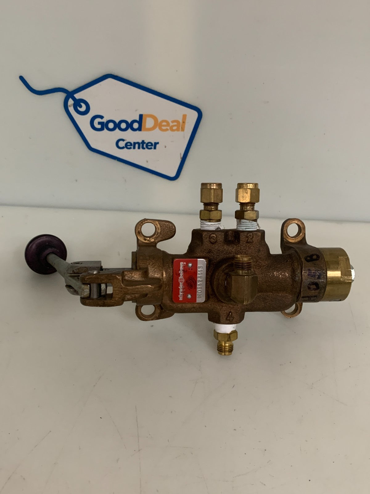 SCHRADER & BELLOWS MANUAL 4 WAY VALVE