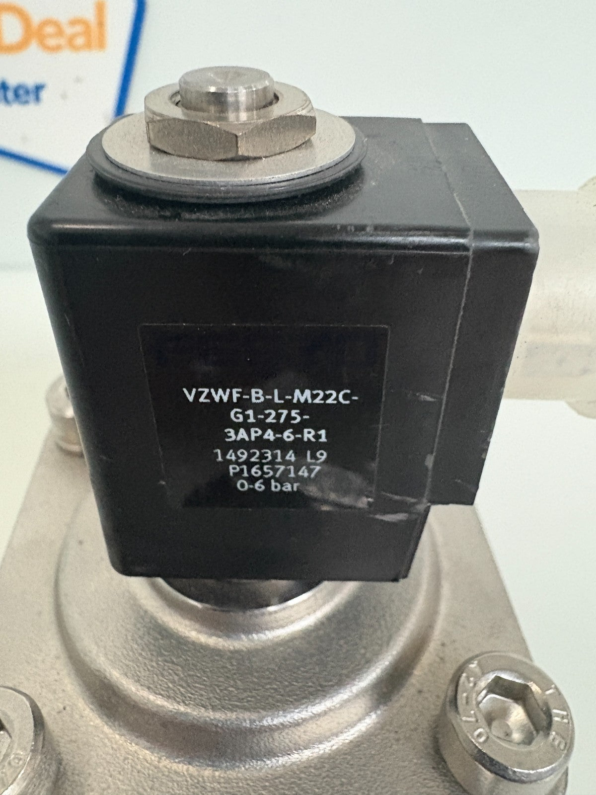 FESTO MAGNETIC S STEEL SOLENOID PILOT VALVE VACS-H1P-A1-3A 1492314