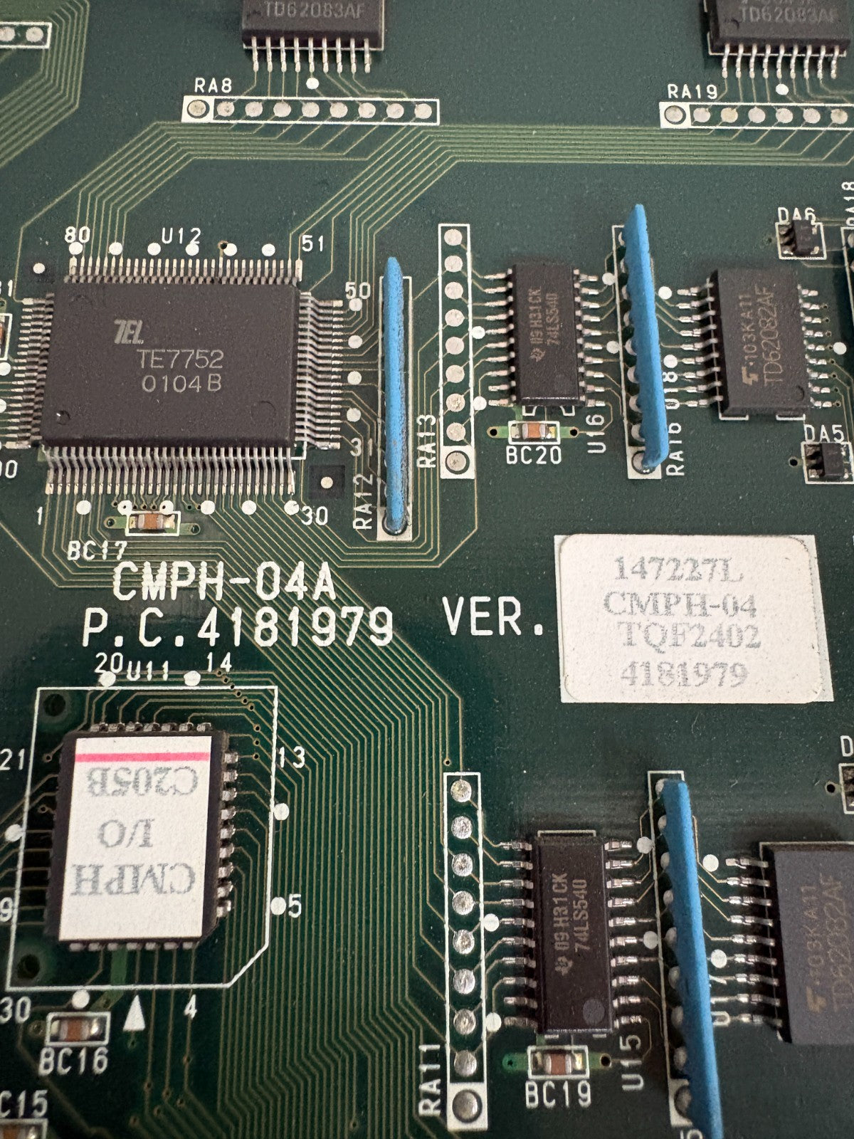 SODICK PC CIRCUIT BOARD CMPH-04A P.C.41819792