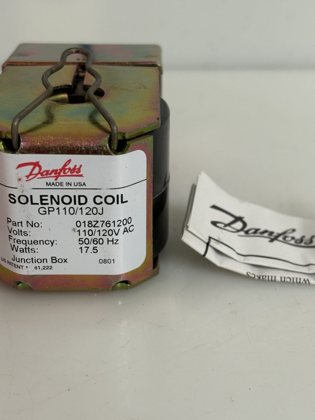 DANFOSS SOLENOID COIL 018Z761200