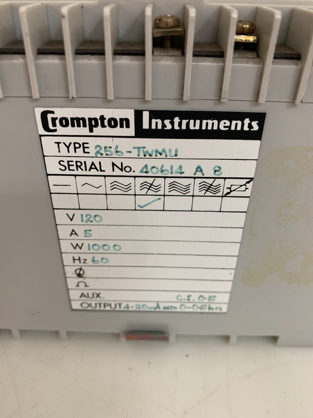 CROMPTON INSTRUMENTS PALADIN R56-TWMU