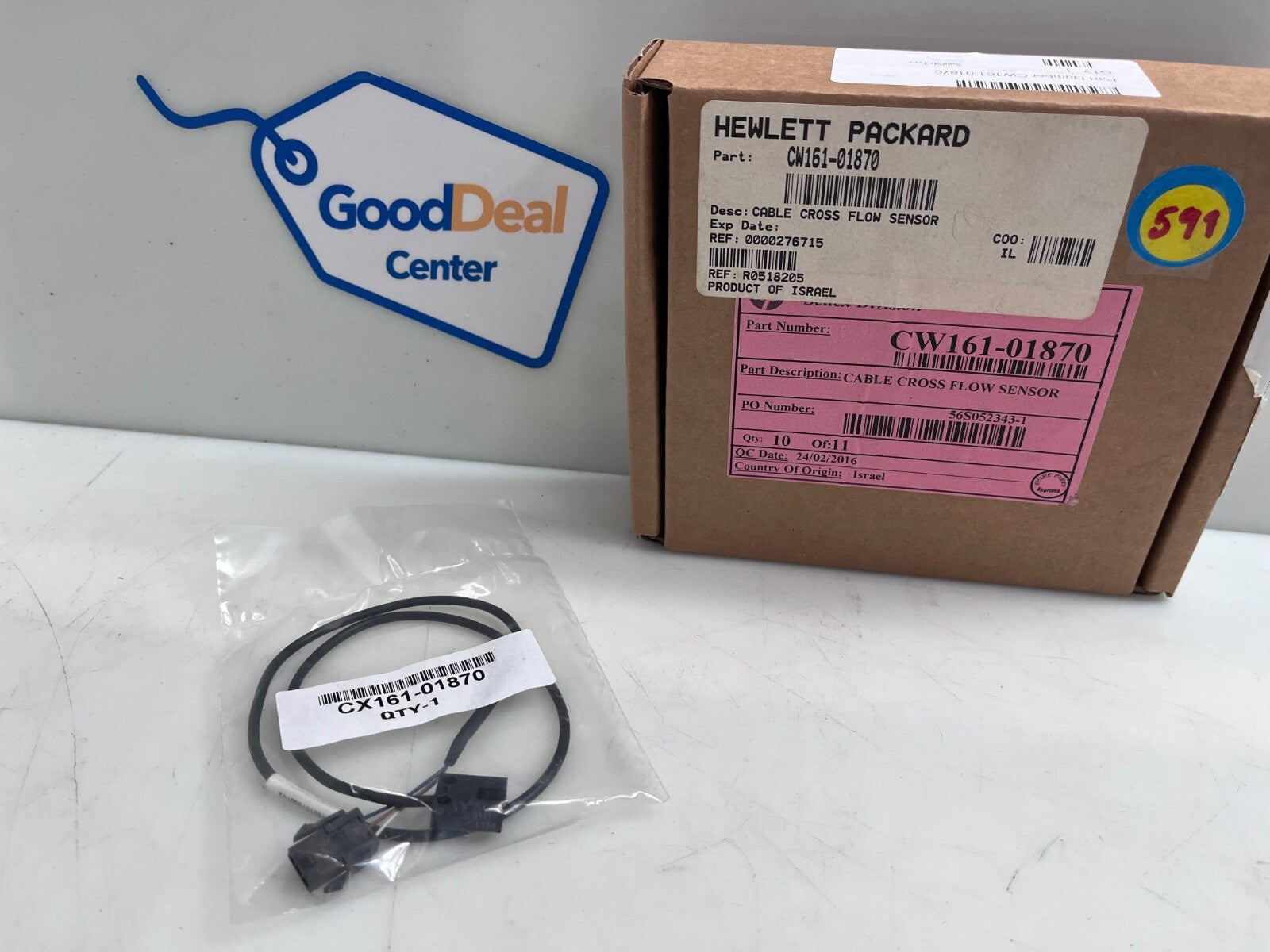 HP Scitex CW161-01870 Csr Cable Cross Flow Sensor