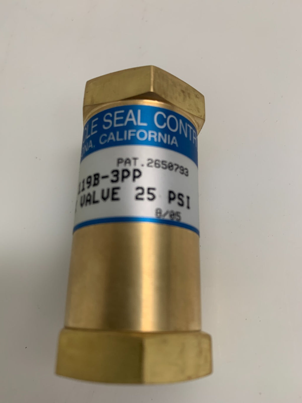 CIRCLE SEAL CHECK VALVE 119B-3PP