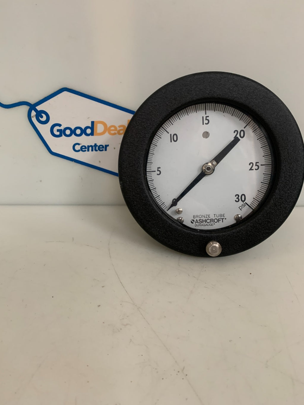 ASHCROFT DURAGAUGE BRONZE TUBE 5" 0-30 PSI