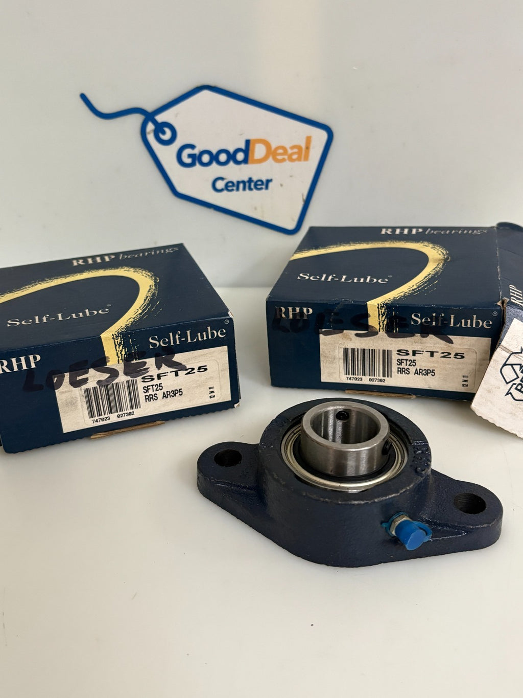 LOT OF 2 RHP FLANGE BEARING 25MM BORE SFT-250