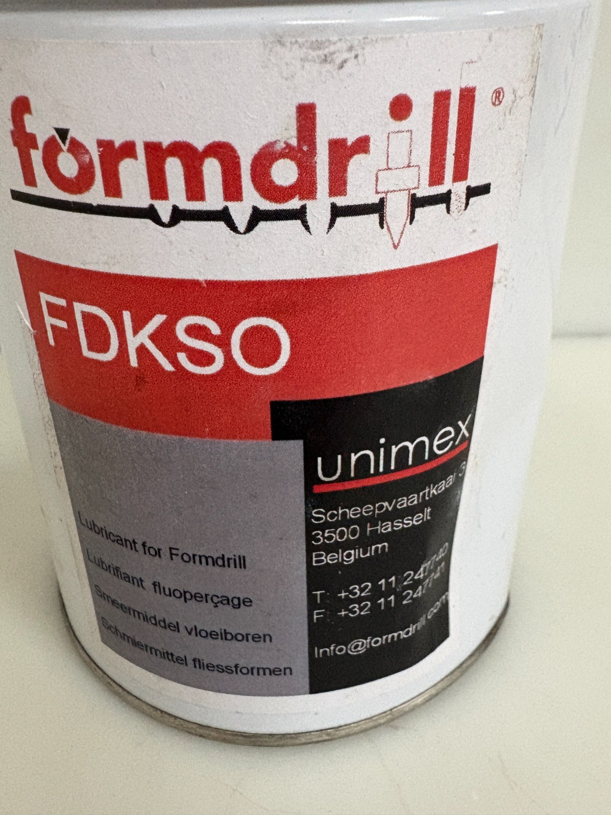 UNIMEX FORM DRILL FDKSO 1KG LUBRICANT 1