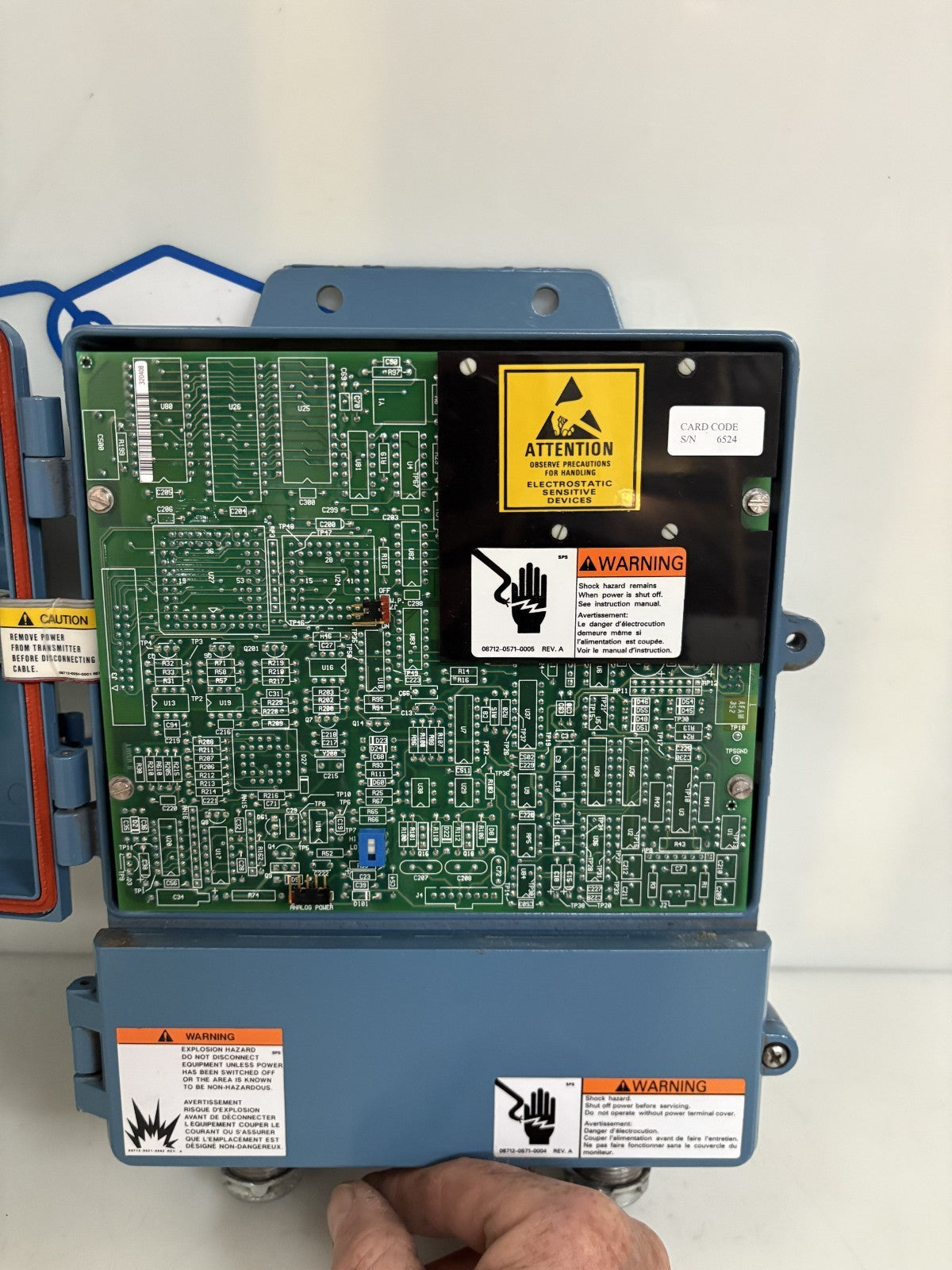 ROSEMOUNT SMART FAMILY MAGNETIC FLOW TRANSMITTER 8712 H R12NOM42