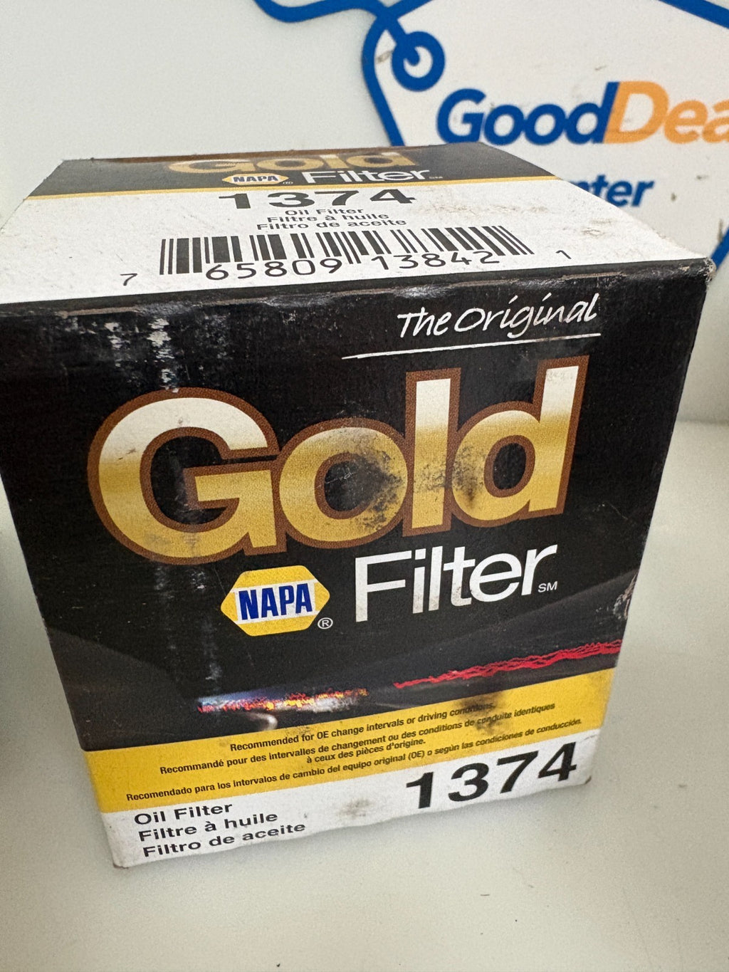 LOT OF 3 NAPA GOLD FILTER OIL FILTER #1374
