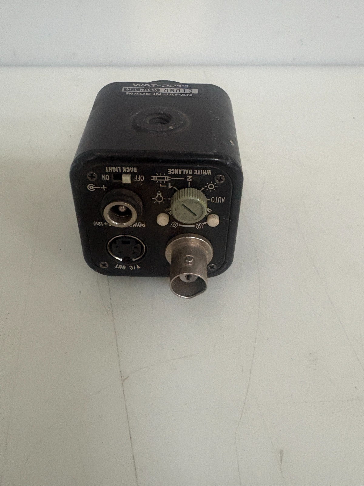 WATEC COLOR CCD INDUSTRIAL CAMERA WAT-221S3
