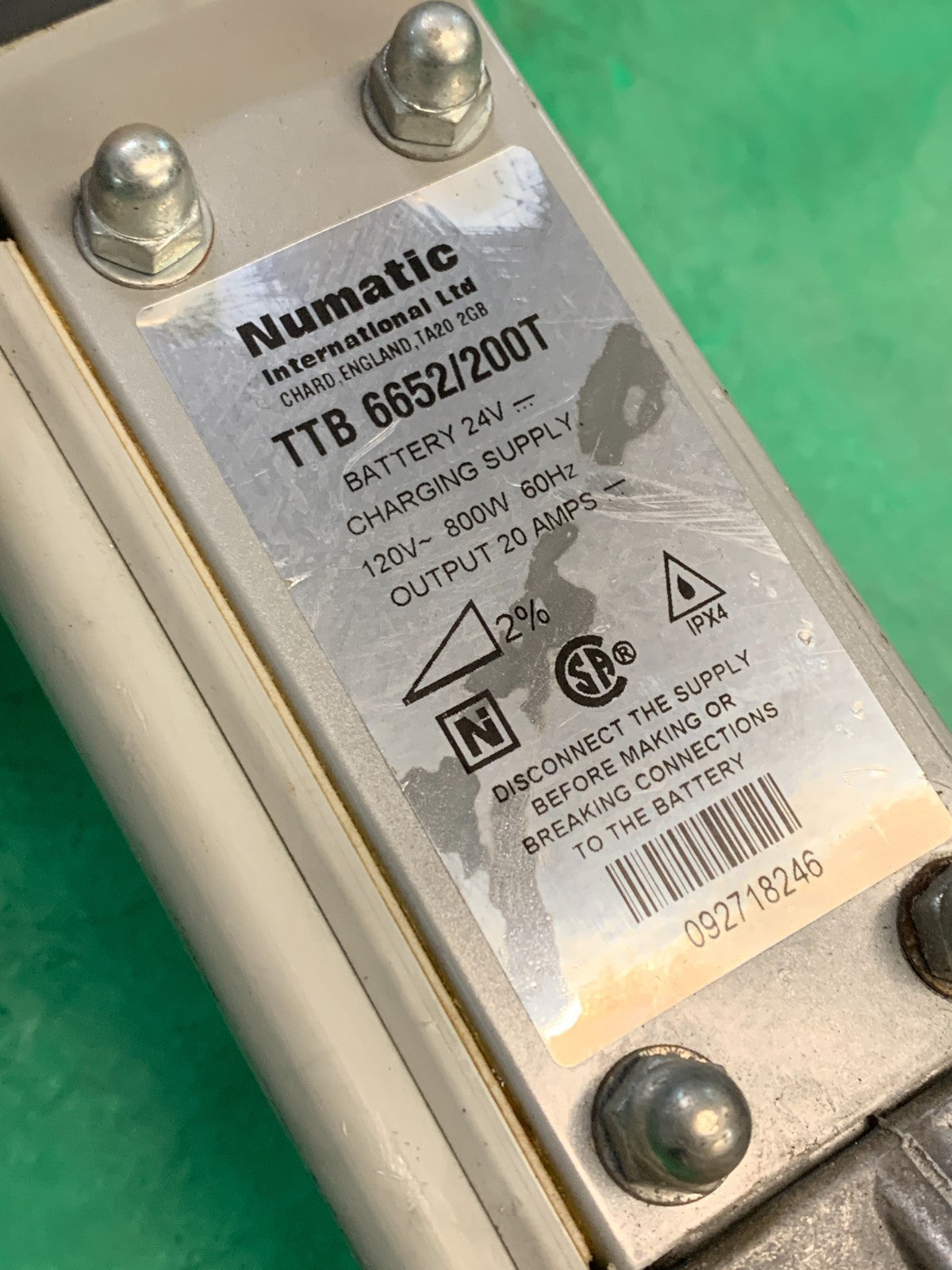 NUMATIC ADJUSTABLE HANDLE ASSY FOR TTB 6652/200T
