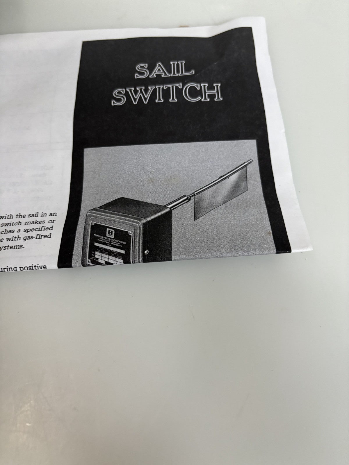 HONEYWELL SAIL SWITCH S43A 1037