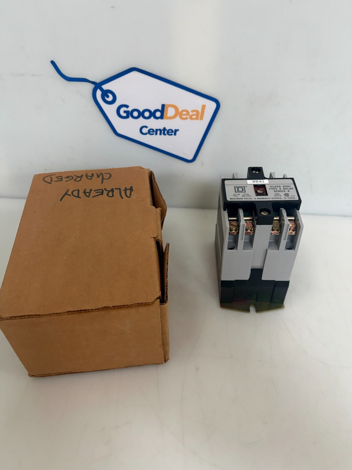 SQUARE D AC CONTROL RELAY 8501 X020V02 0