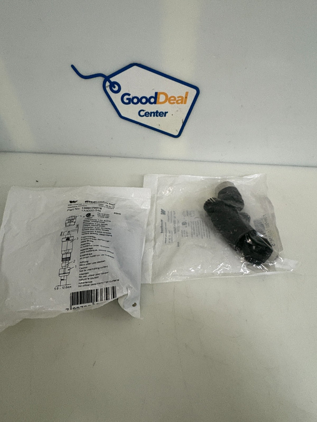 LOT OF 2 WOODHEAD MINI CHANGE ATTACHABLE CONNECTOR #13001700160