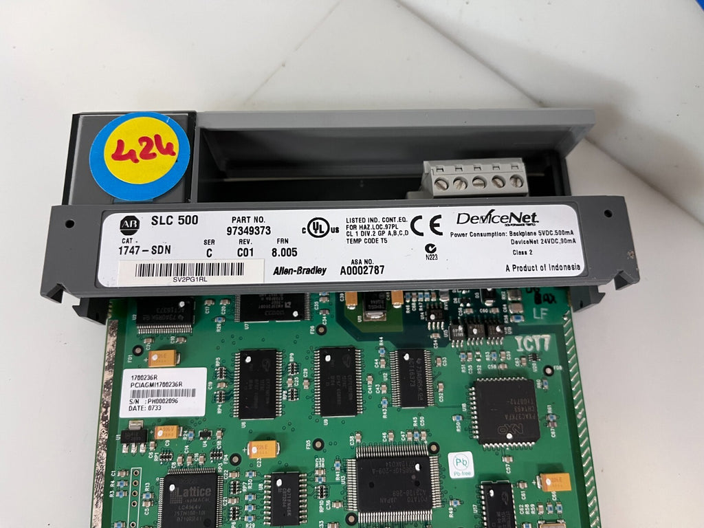 Allen-Bradley AB 1747-SDN SER C SLC 500 DeviceNet Scanner Module