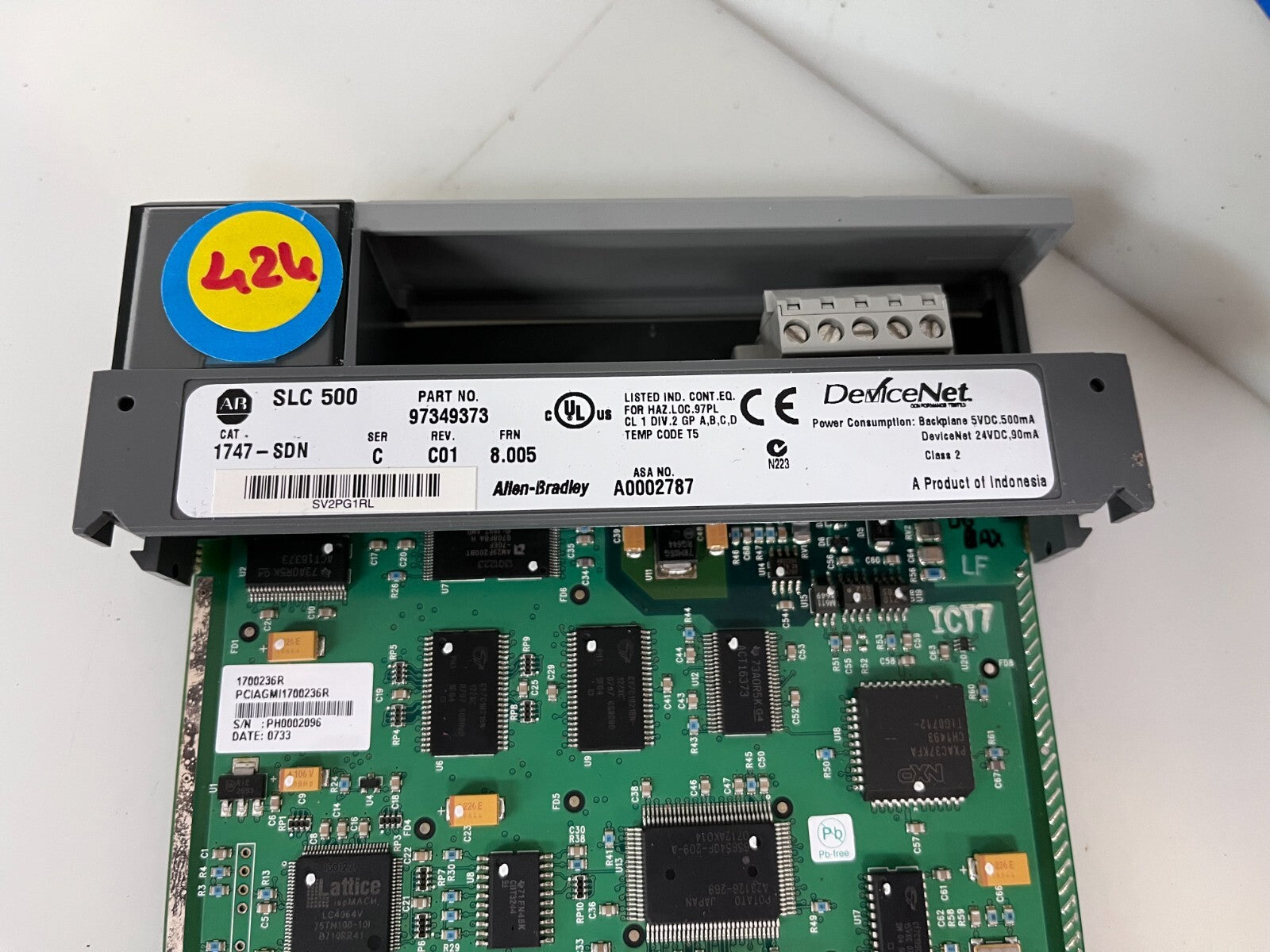 Allen-Bradley AB 1747-SDN SER C SLC 500 DeviceNet Scanner Module
