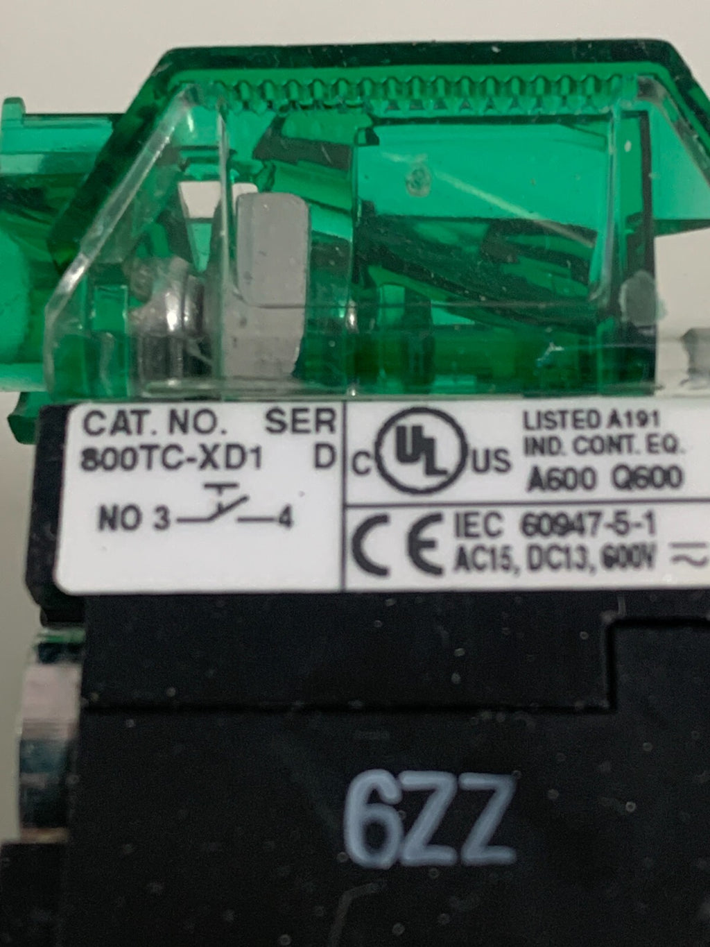 ALLEN BRADLEY SELECTOR SWITCH 800TC-H2A23