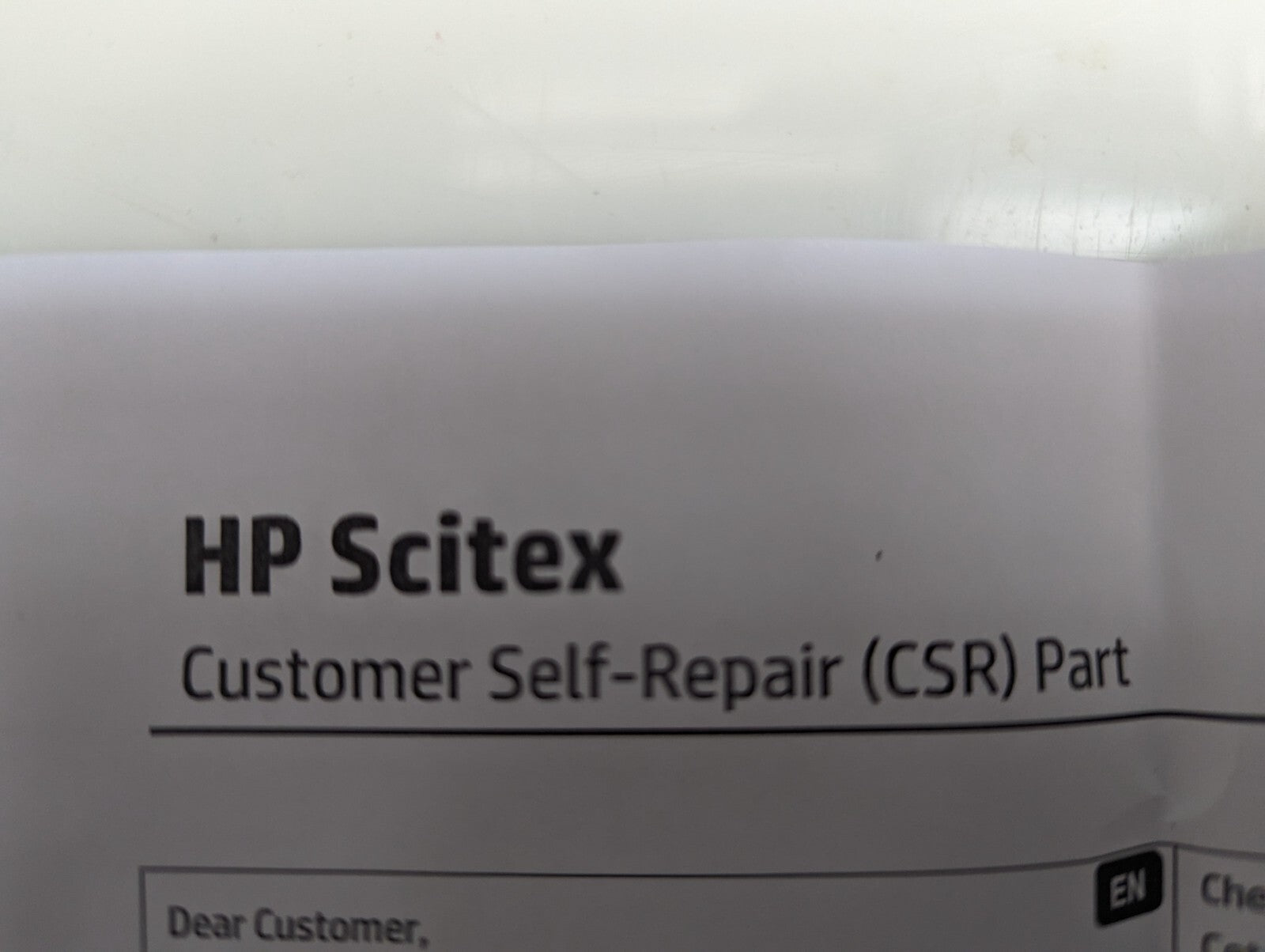 HP Scitex CW157-00111 Csr Board Encoder Splitter Assy