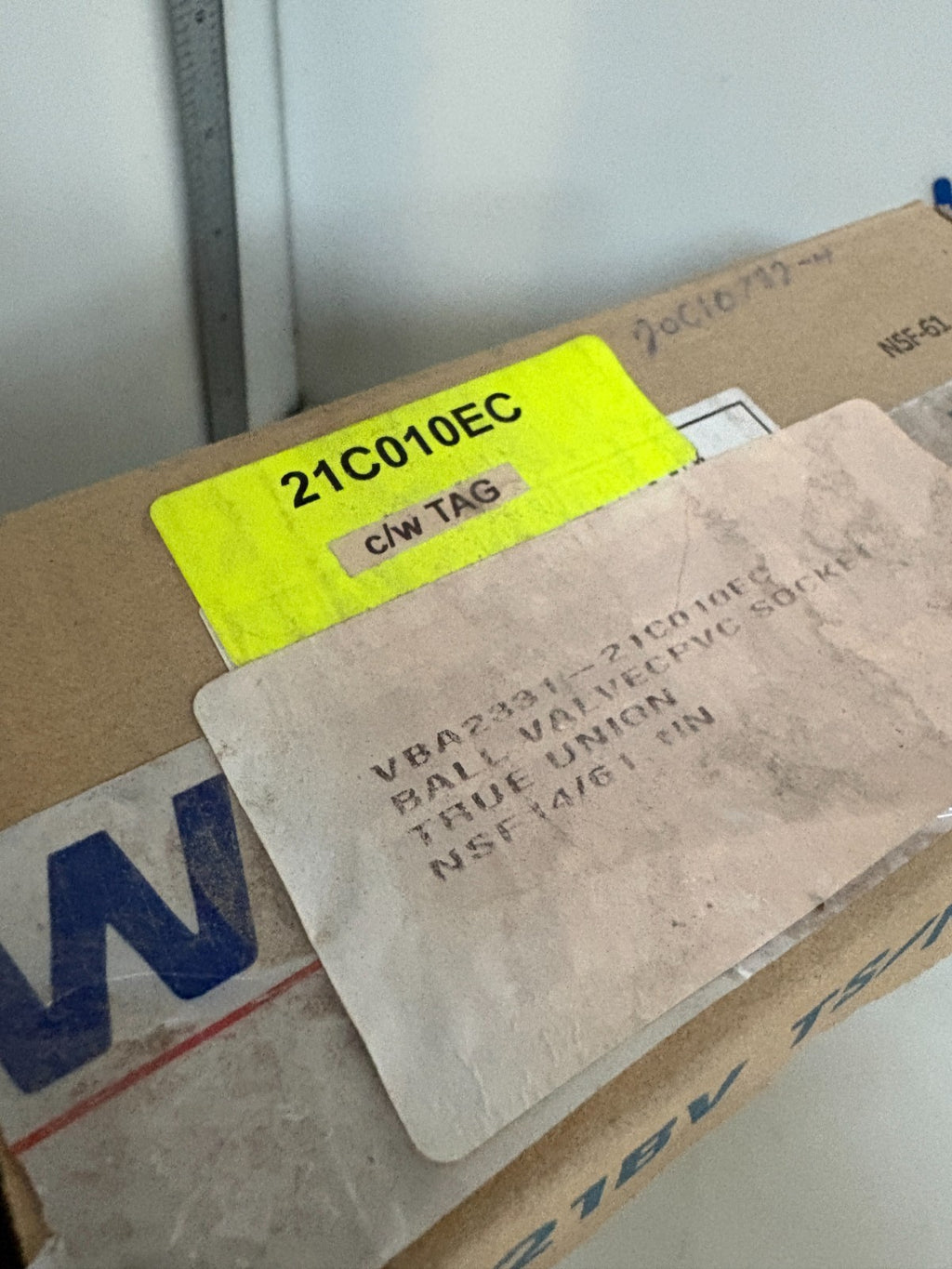 ASAHI AV PVC 1" TREE UNION BALL VALVE 21C01EC2