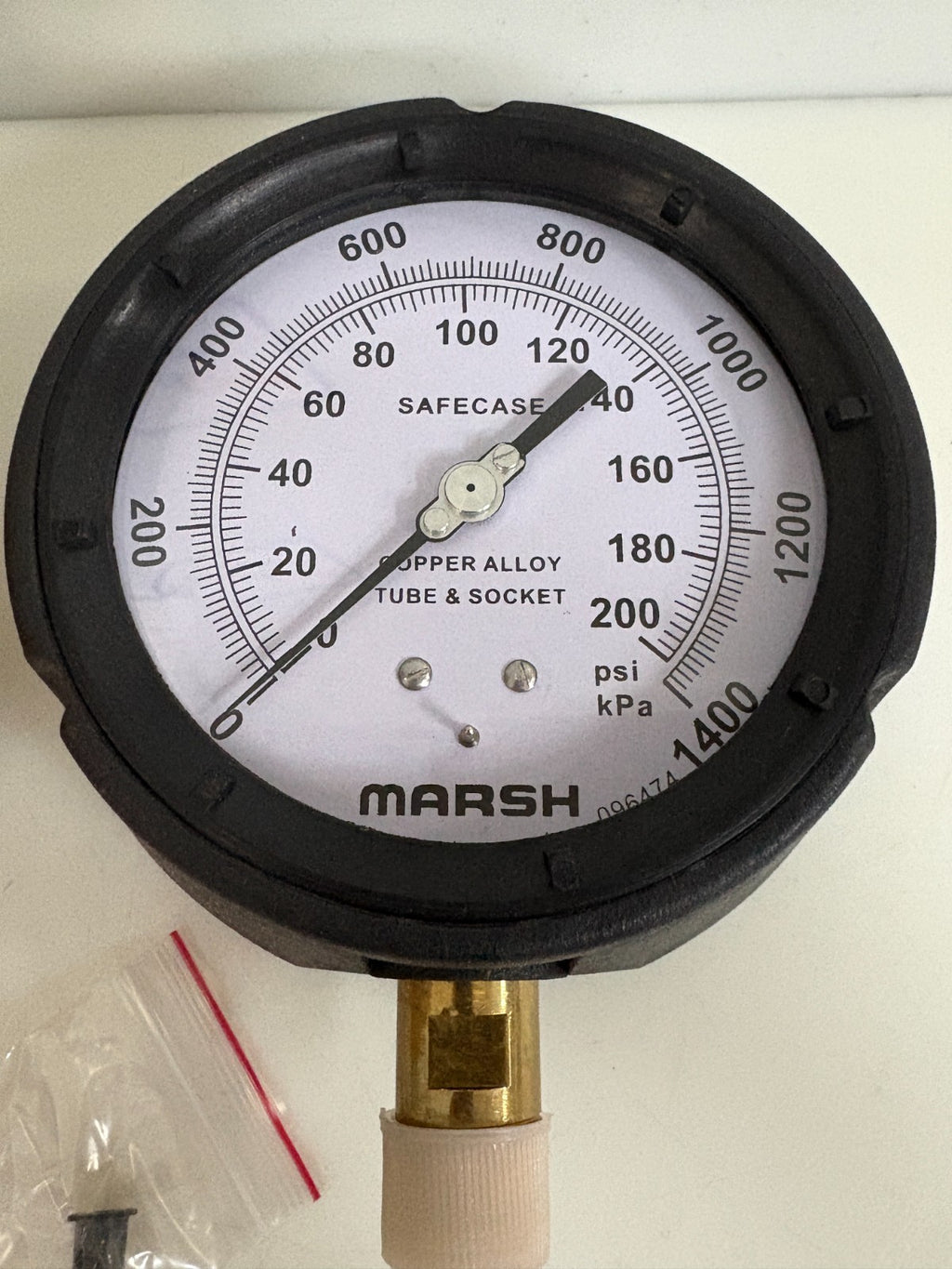 MARSH/BELLOFRAM 4 1/2 PROCESS GAUGES 0-200 PSI #P0554W31