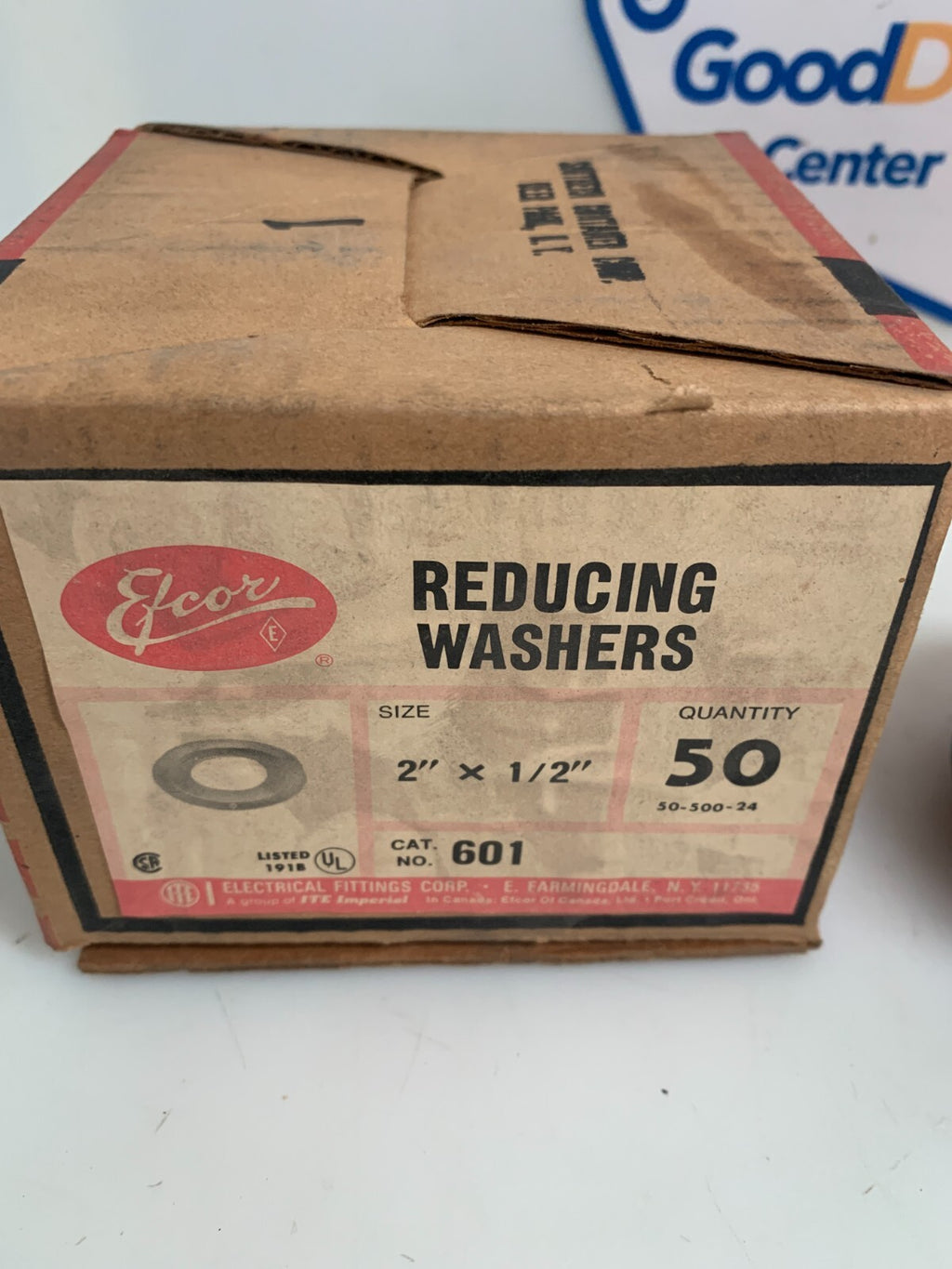 EFCOR GALV. REDUCING WASHER #601 44/BOX 2"X1/2"