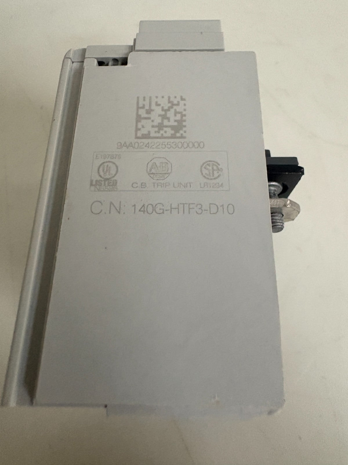 ALLEN BRADLEY MOLDED CASE CIRCUIT BREAKER 140G-HTF3-D103