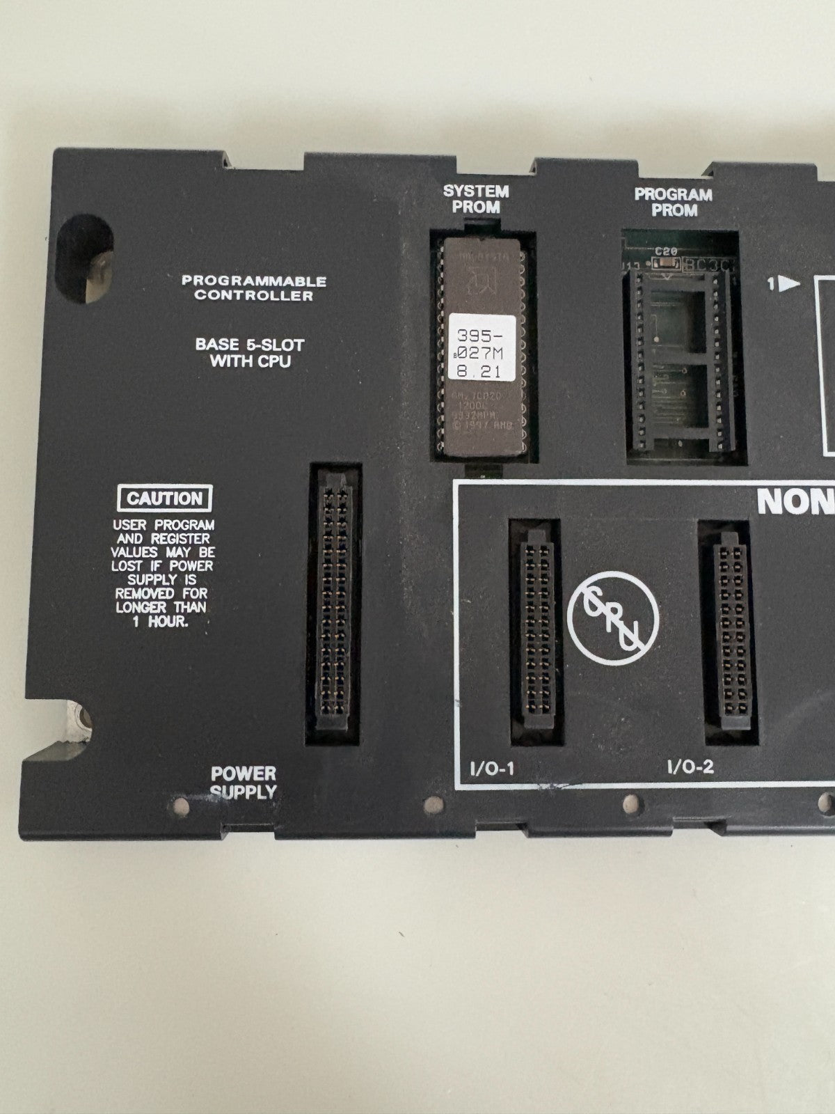 GE FANUC PROGRAMMABLE CONTROLLER BASE 5 SLOT WITH CPU IC693CPU311-AC