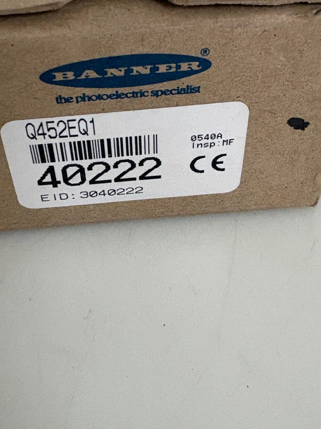 BANNER INFRARED EMITTER Q452EQ1 #402224