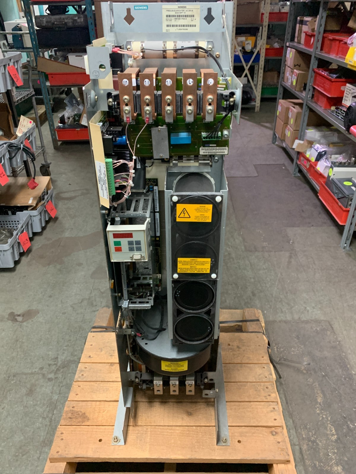 Siemens AC Drive Simovert VC 6SE7026-1FE60-Z Issue A VECTOR CONTROL CHASSIS UNIT
