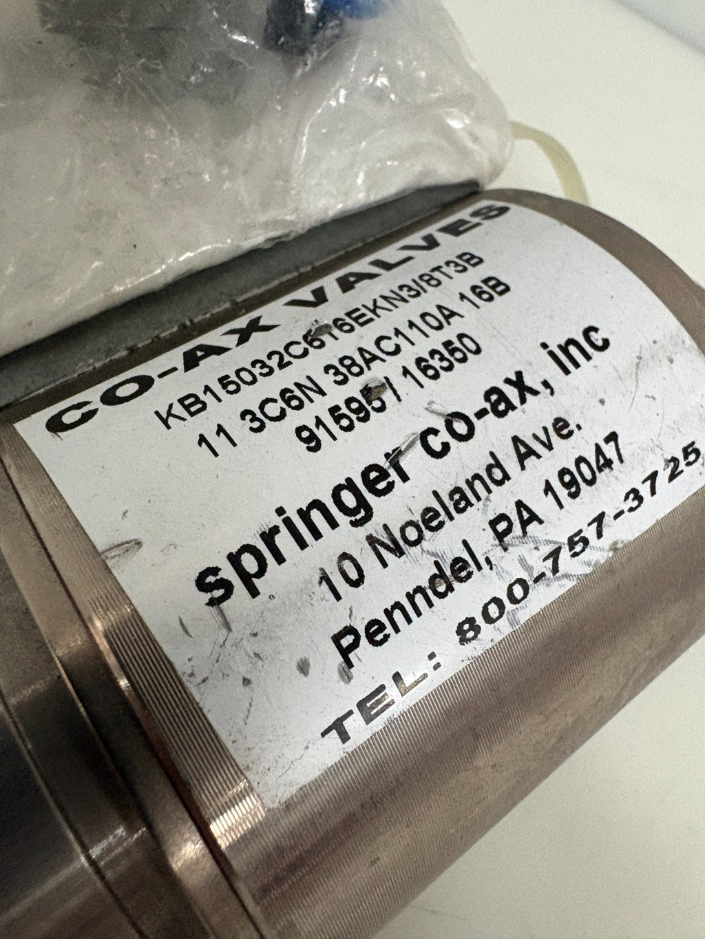COAH HIGH PRESSURE COAXIAL VALVE KB 15 NC