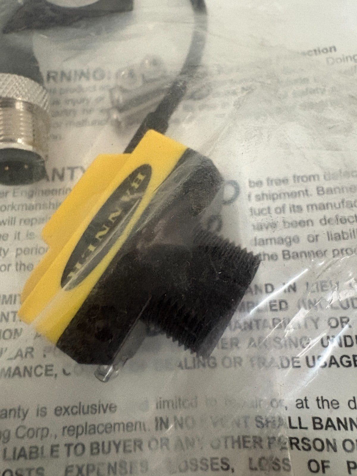 BANNER PHOTOELECTRIC SWITCH SENSOR QS18VN6FF100Q51