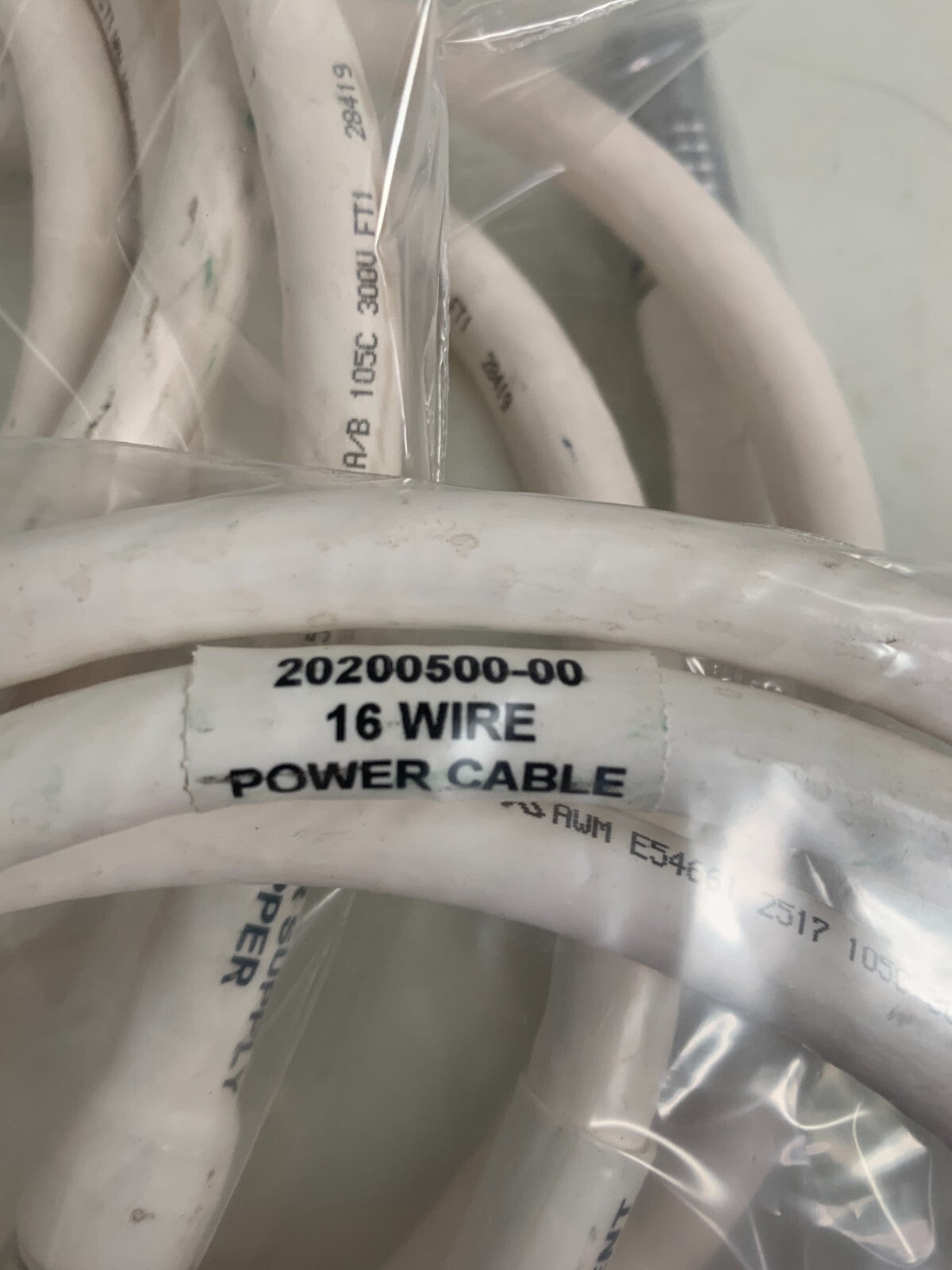 Lot of 3 BHC AWM LL54185 E54661 Power Cable 16 wire Female/female 20200500-00