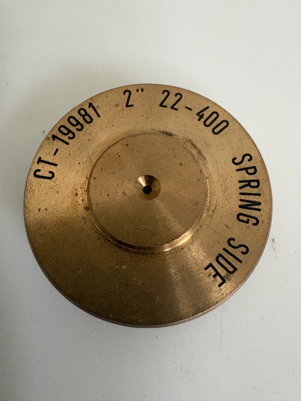 LOT OF 2 COMBI TOOL SPRING SIDE BRASS 2" 22-400 CT-19981