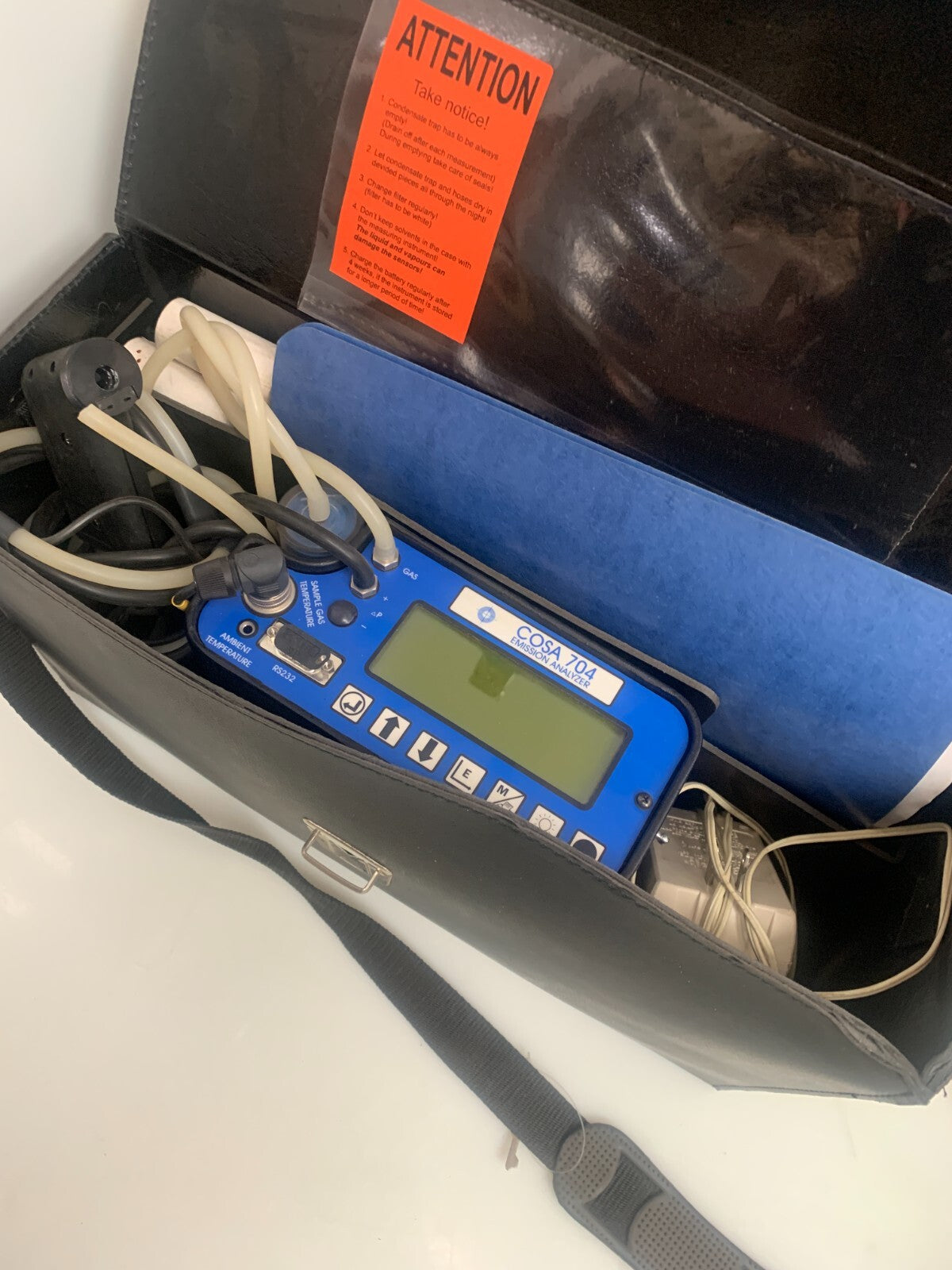 COSA   704  Portable Emission Analyzer  (In case / Used)5