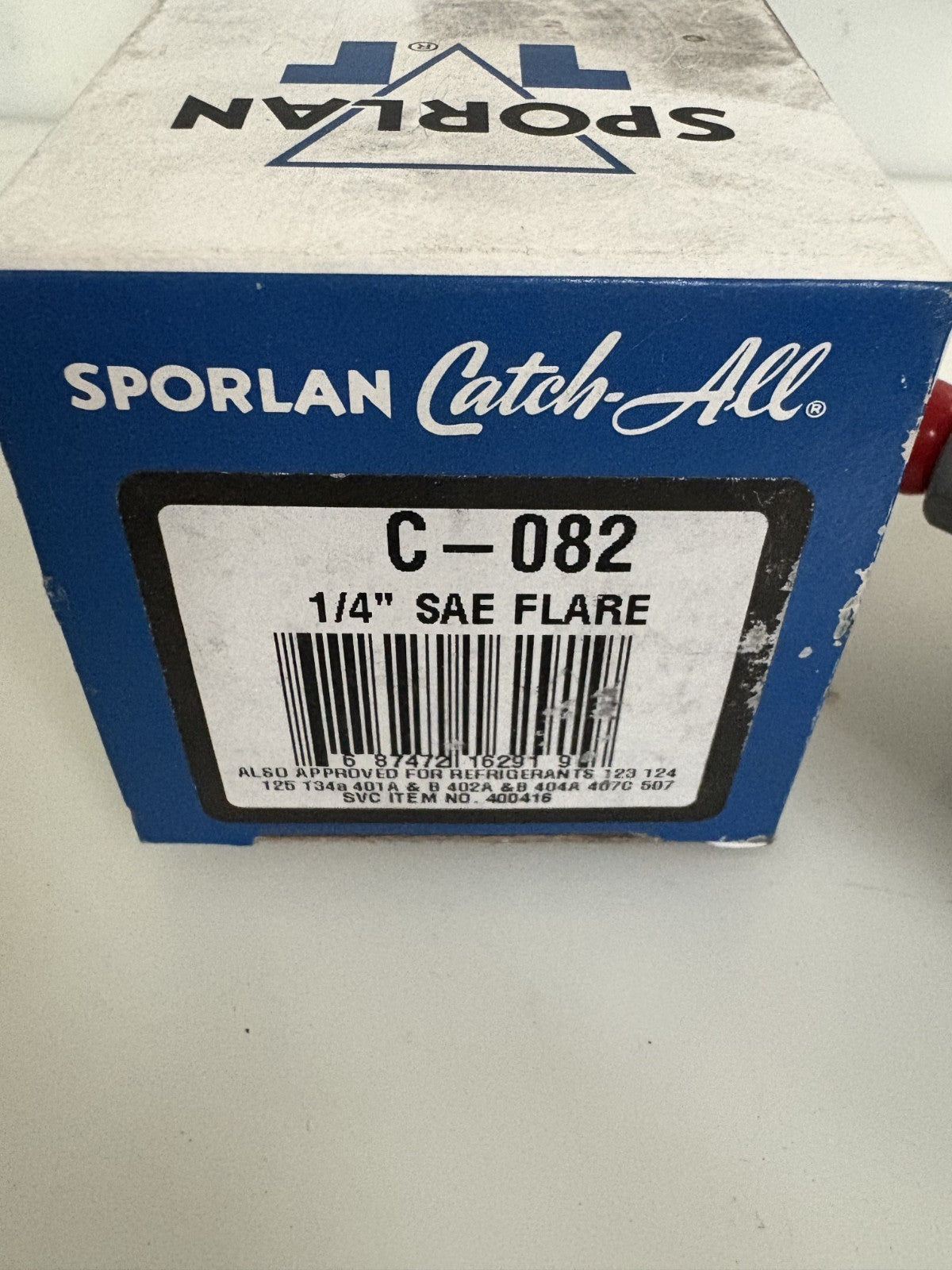 LOT OF 2 SPORLAN CATCH ALL 1/4" C-082 FILTER DRIER