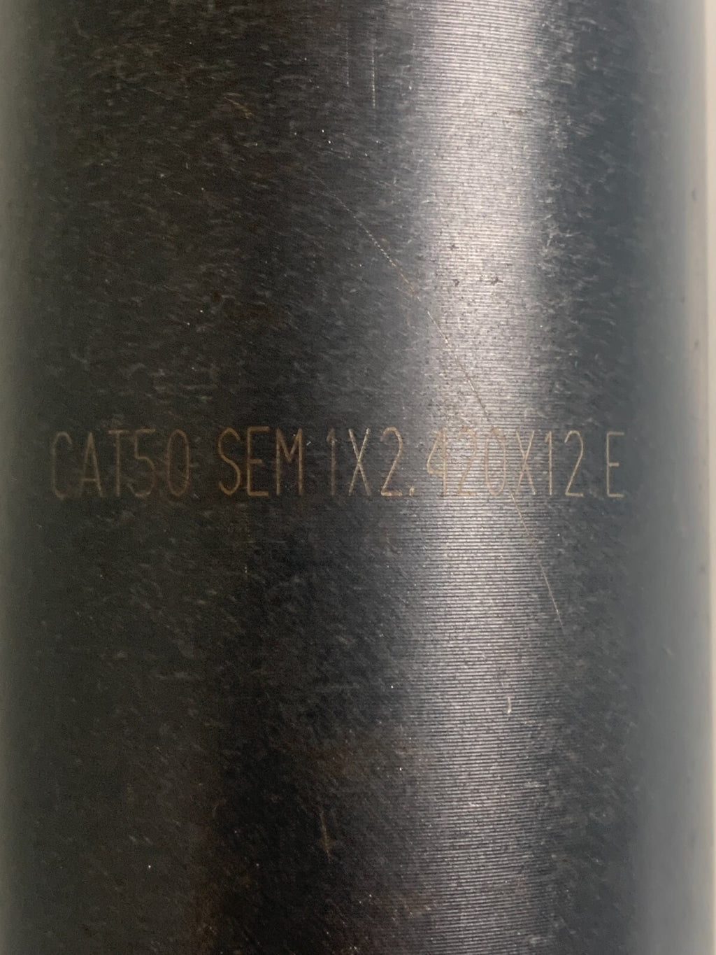 BRAND UNKNOWN   Milling Tool  CAT50 SEM 1X2.420X12 E1