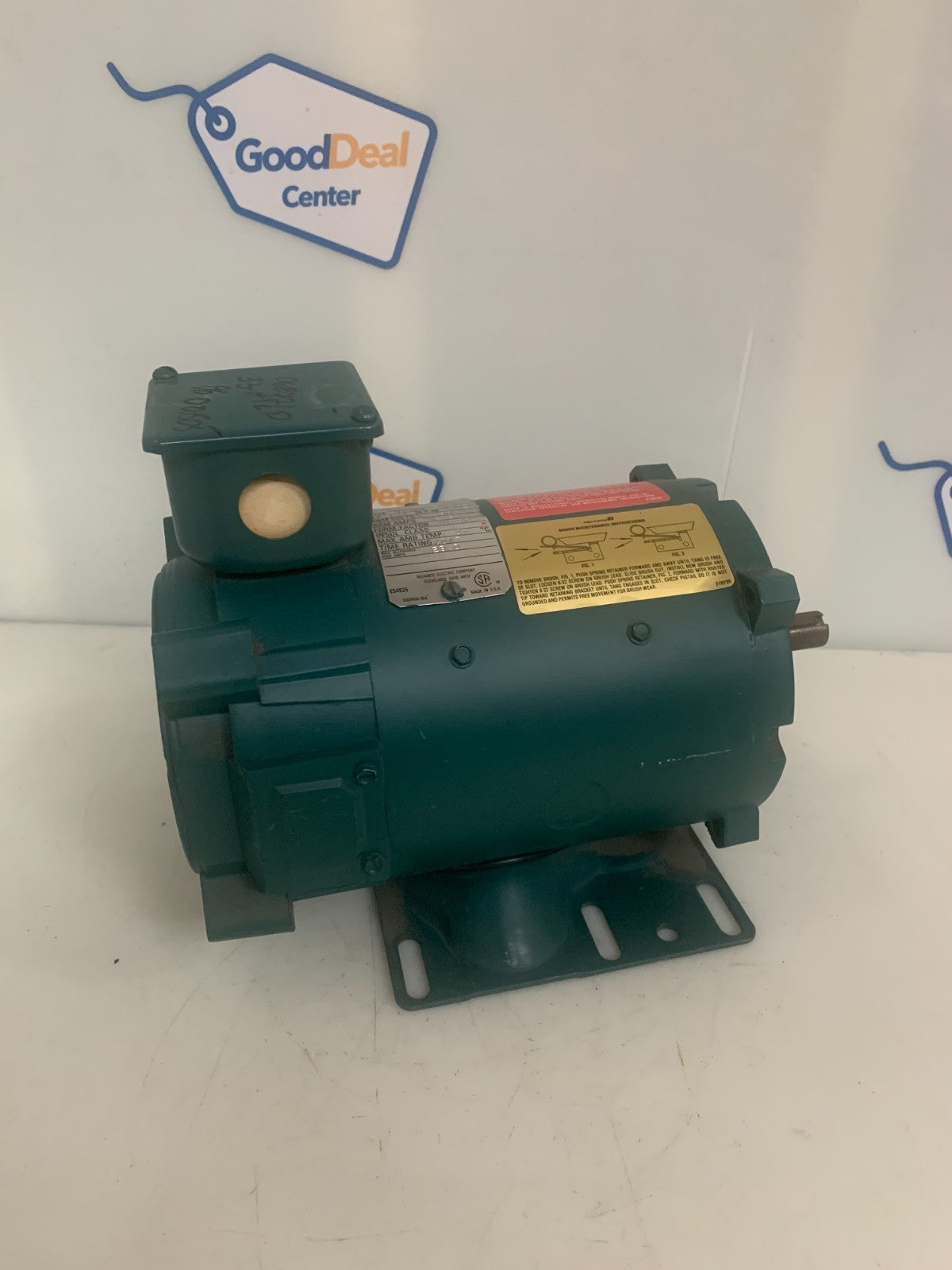 RELIANCE MOTOR PERMANENT MAGNET DC MOTOR 1/4 HP 1725 RPM T56H10198M-VG
