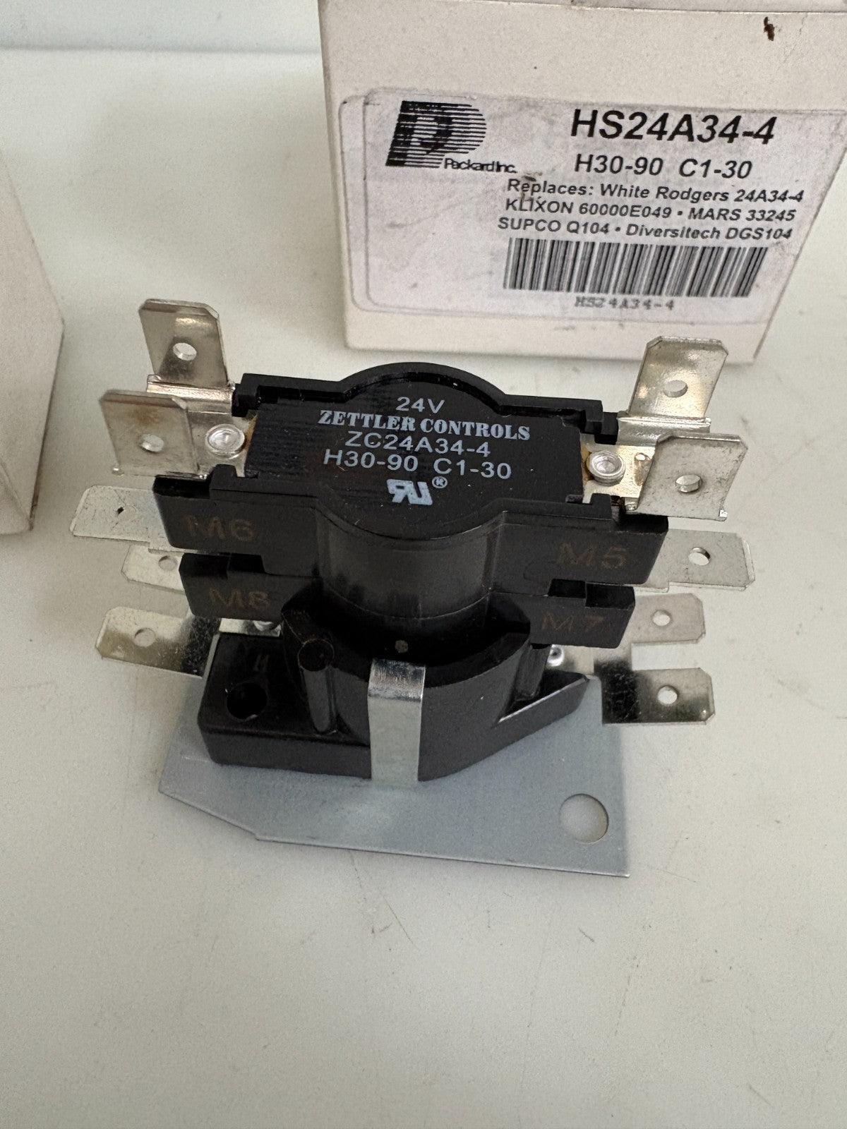 LOT OF 2 PACKARD DPDT HEAT SEQUENCER HS24A344