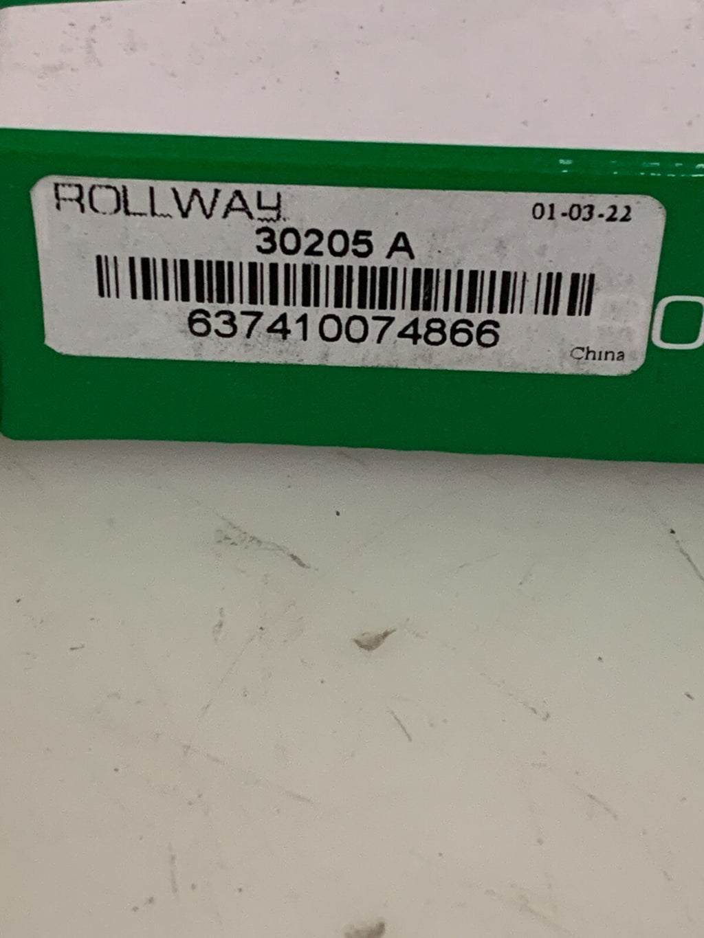 LOT OF 2  ROLLWAY METRIC TAPER BEARING 25X52X16.25 MM #30205  A