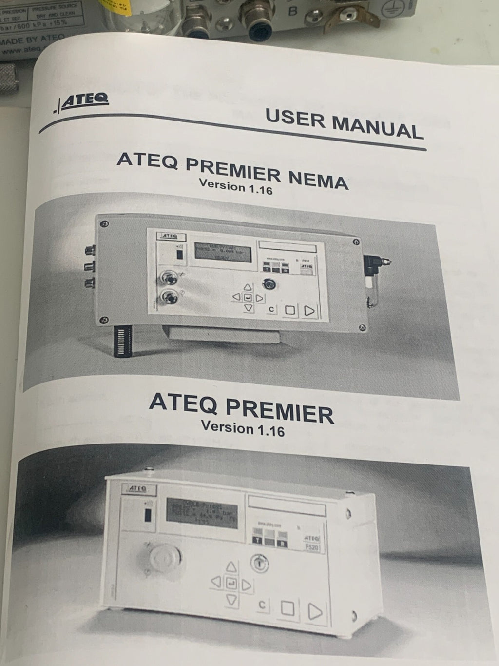 ATEQ E173-1372 Speed Leak Tester (MISSING KEY)