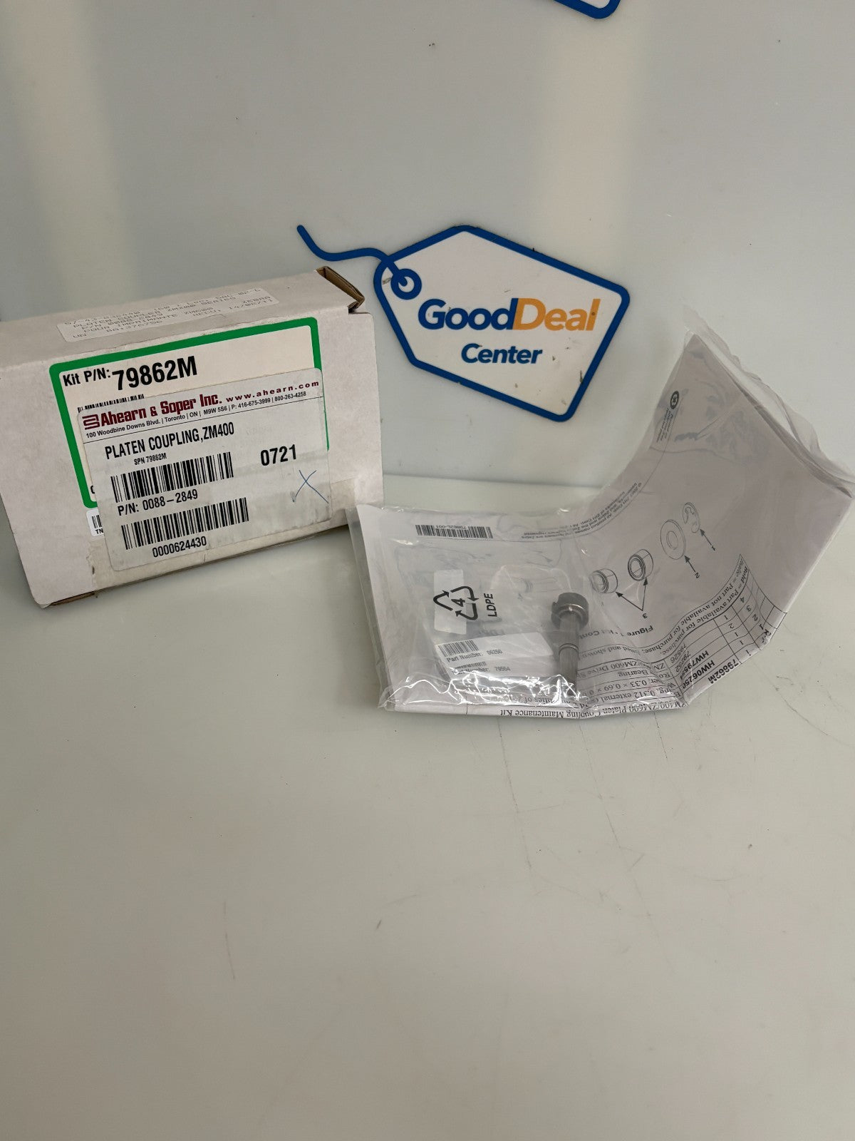 ZEBRA PLATEN COUPLING ZM400 #79862M0