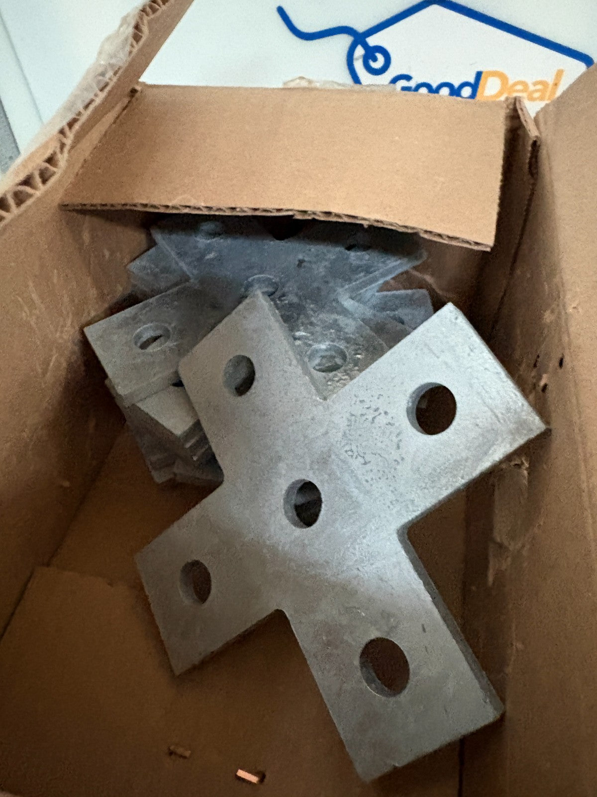 ABB THOMAS & BETTS AB253HDGC FLAT PLATE FITTING 10 IN BOX3