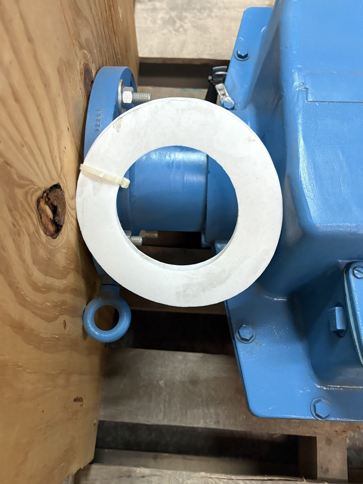 FISHER & PORTER TEFLON 4" TUBE FLOW METER MODEL 10D1418A