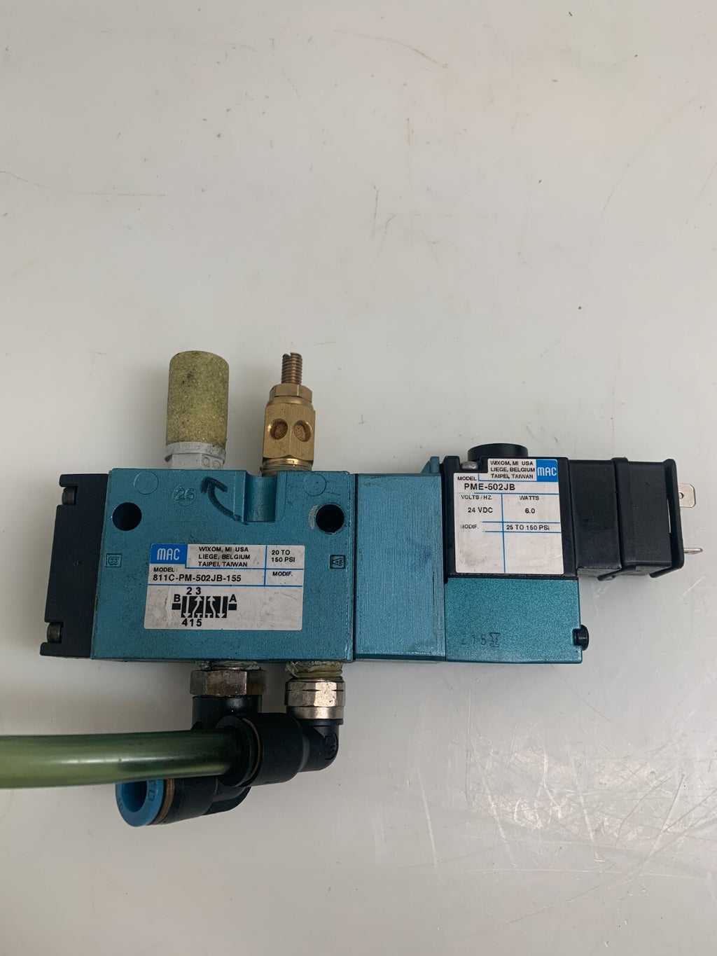 MAC VALVES INC 811C-PM-502JB-155 Solenoid Valve  w/MAC PME-502JB