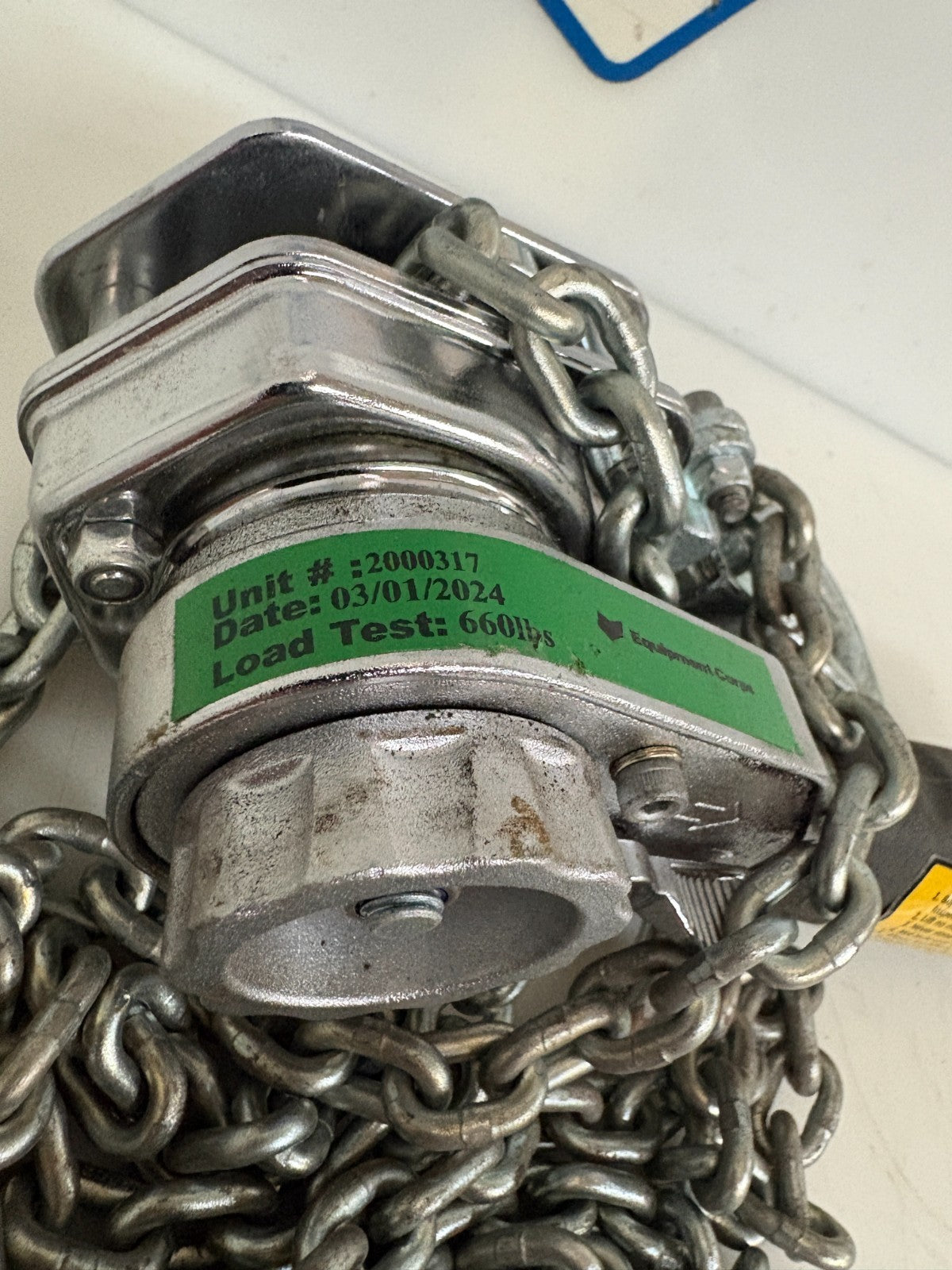 TIGER COME A LONG 0.25T 500LBS TLH LEVER HOIST 2