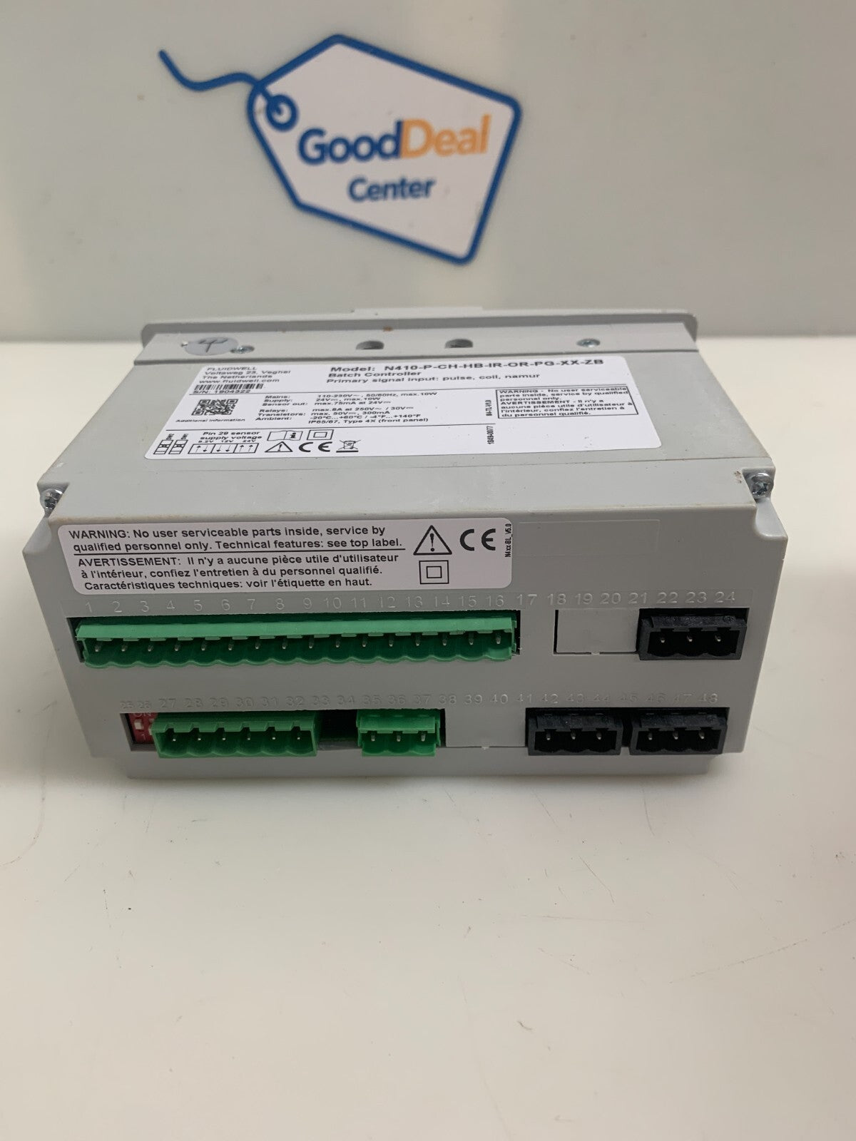 Fluidwell Batch Controller N410-P-CH-HB-IR-OR-PG-XX-ZB2