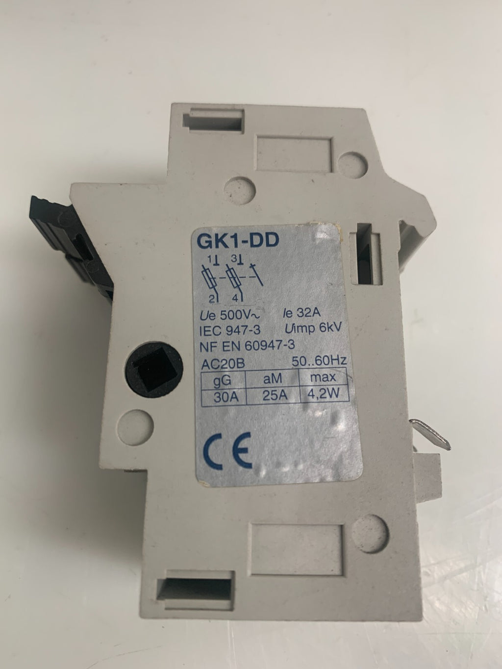 SCHNEIDER ELECTRIC / TELEMECANIQUE Circuit Breaker Fuse Holder GK1-DD (Lot of 5)