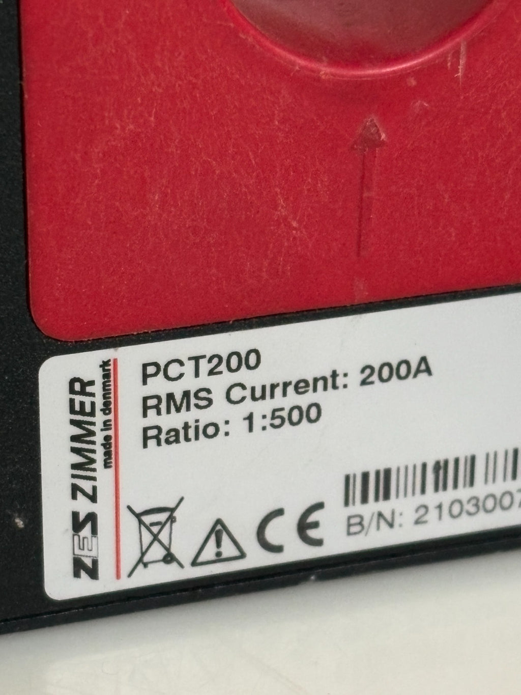 ZES ZIMMER PCT 200 W SENSOR ADAPTOR L60-X-ADSE AND PCT200-K-L6 CABLE