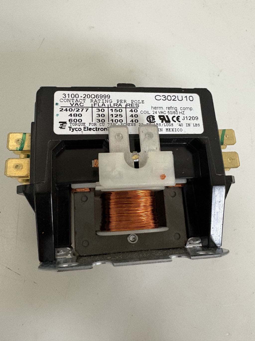 TYCO MAGNETIC CONTACTOR C302U102