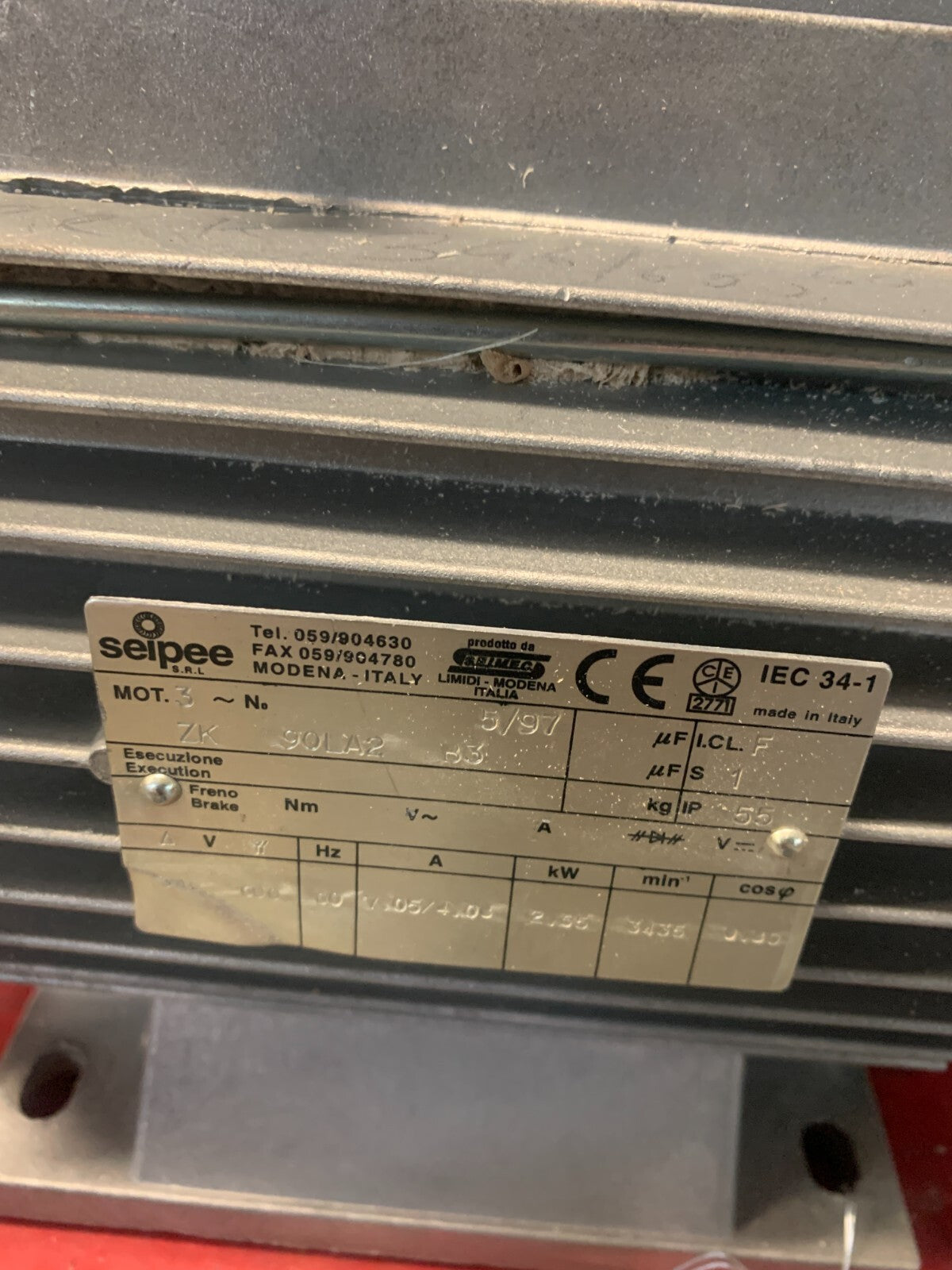 SEIPEE ZK90LA2 Motor 3PH
