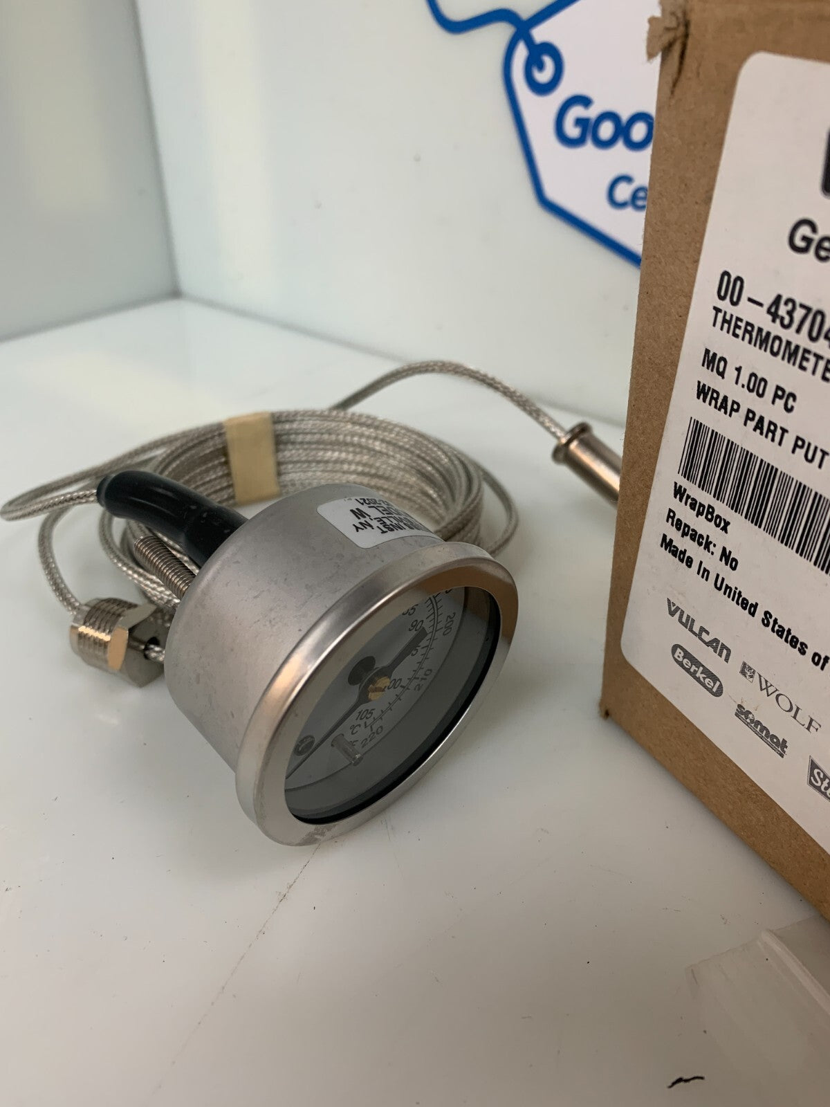 Hobart Genuine OEM 00-437041-00005 Thermometer, Rinse1